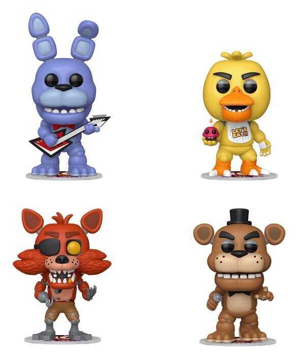 Funko Pop! 4-Pack Games: Five Nights at Freddy's - Freddy, Bonnie, Chica, Foxy Vinyl Figures
