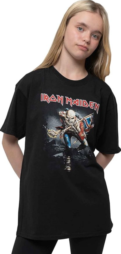 Iron Maiden Kids T-Shirt: Trooper (Black) - IMTEE03BB- 11-12