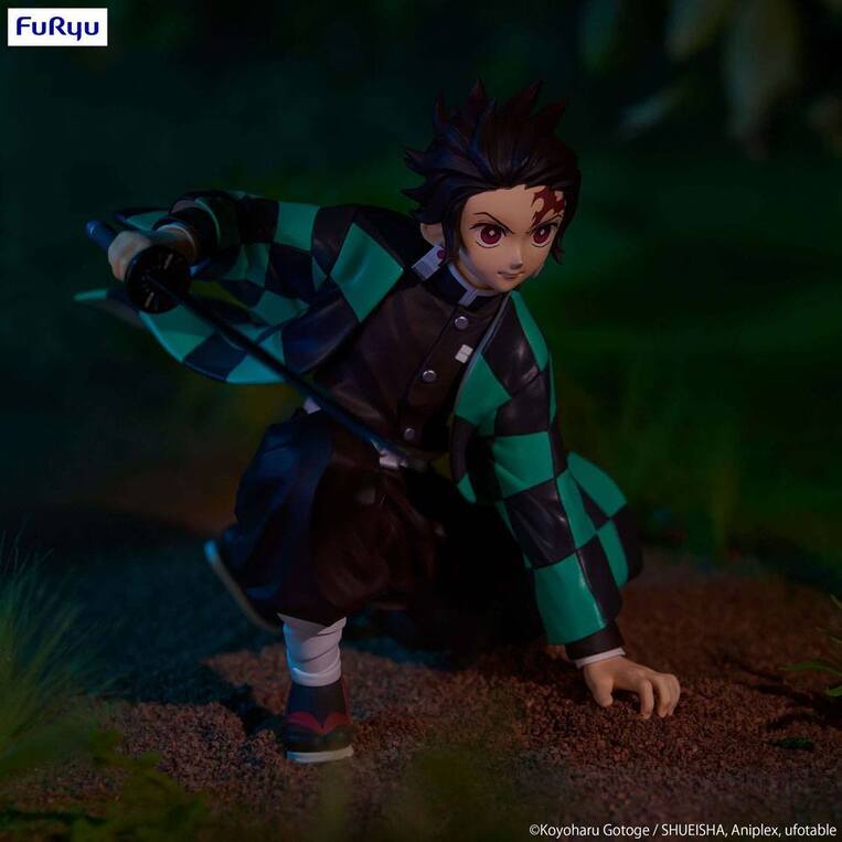 Demon Slayer: Kimetsu no Yaiba Noodle Stopper PVC Statue Kamado Tanjiro 13 cm -FRYU40252