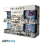 Friends Set 4 Espresso Mugs Doodle - MGS0024