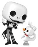 Funko Pop! Disney: The Nightmare Before Christmas - Jack Skellington with Zero #1808 Vinyl Figure