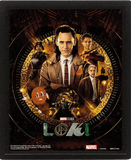 Marvel Loki (Glorious Purpose) 3D Lenticular Poster (Framed) - EPPL71496