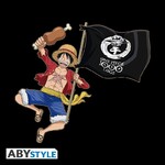 One Piece - Tshirt "Luffy 1000 Logs" Black - ABYTEX699