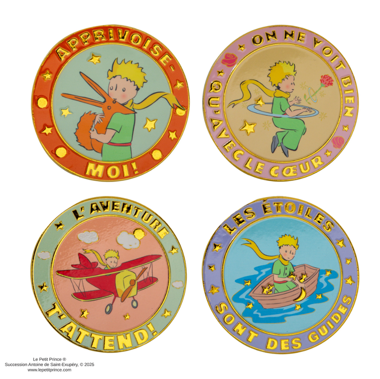 Le Petit Prince Set of 4 Ceramic Coasters - CR4161