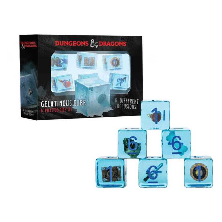Dungeons & Dragons - Gelatinous Cube 6 Dice Set - FNRL10967