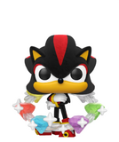 Funko Pop! Games: Sonic -Shadow with Emeralds (Flocked) (Special Edition) #1300 Vinyl Figure