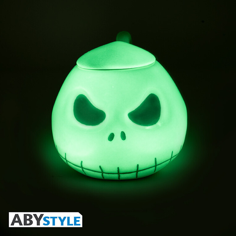 Nightmare Before Xmas Mug 3d Jack Glow In The Dark - ABYMUGA423