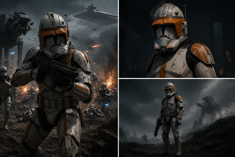Star Wars Episode III Black Series Electronic Helmet Clone Commander Cody - G1861