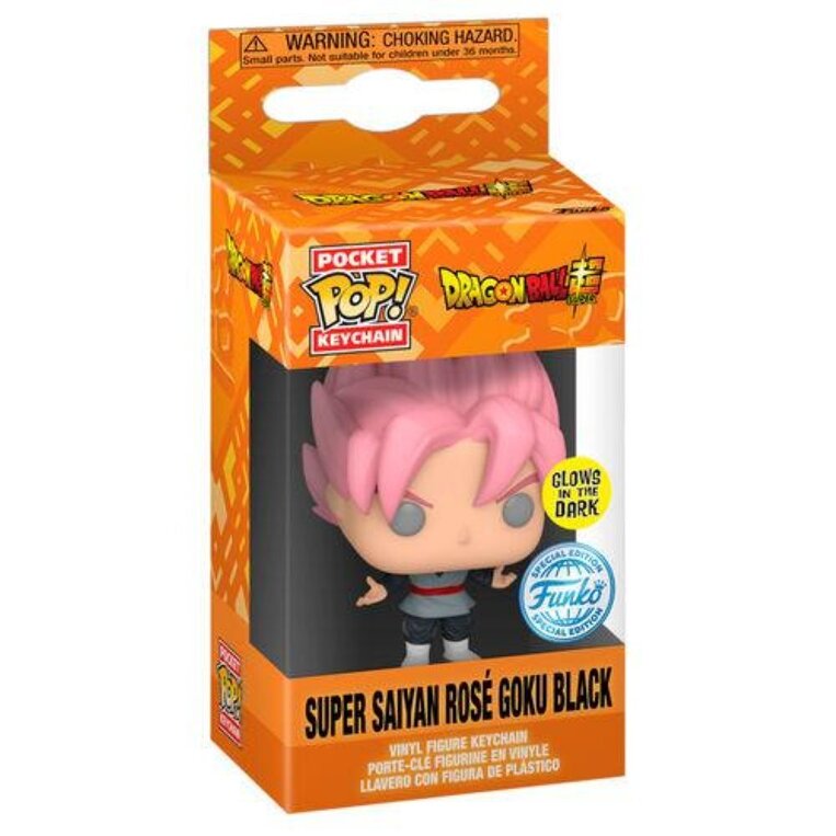 Funko Pocket POP! Keychain Dragon Ball Super - Super Saiyan Rose Goku Black Figure (Exclusive)