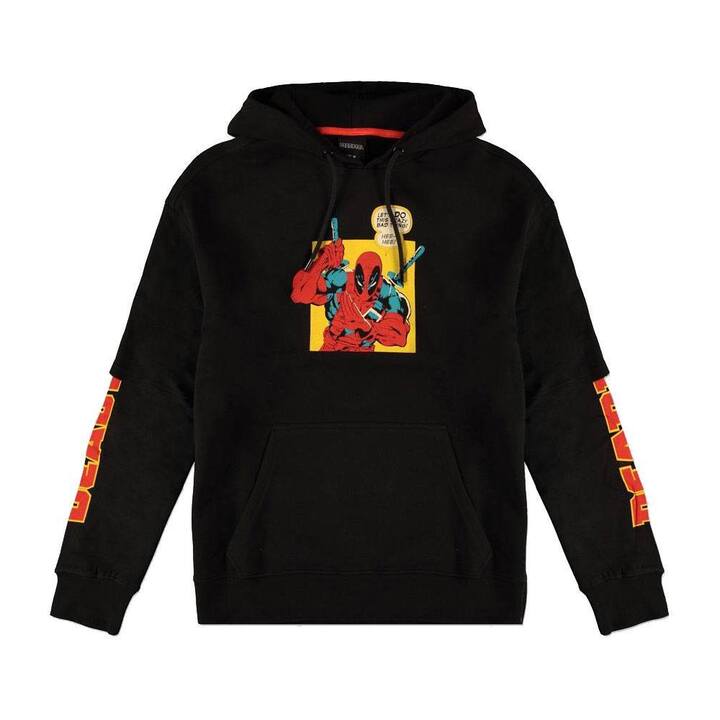Marvel Deadpool Hooded Sweater Crazy Bad Things - HD064614DED