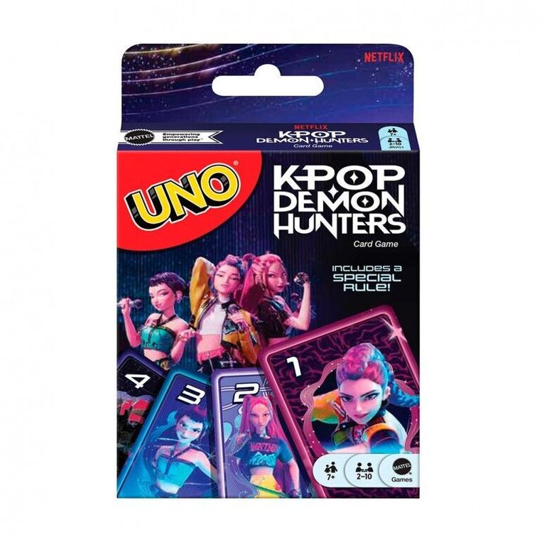 KPop Demon Hunters Edition UNO Card Game - JRV01