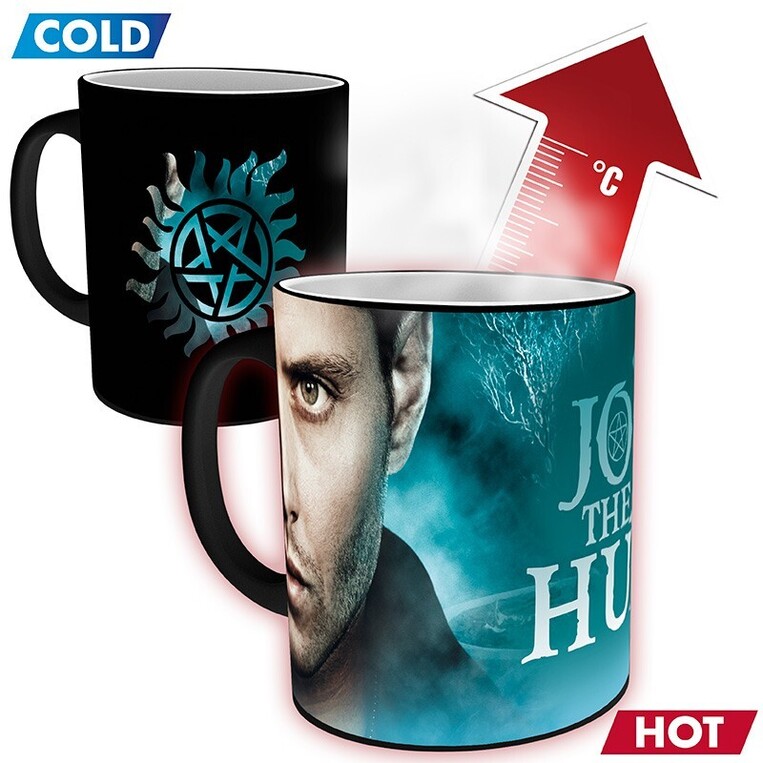 Supernatural Mug Heat Change 320ml Sam And Dean Symbol - MGH0072