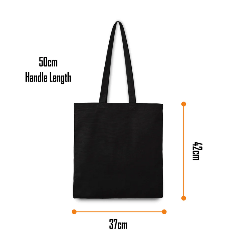 AC/DC Tote Bag Logo (black) - RKSX-TOTACDCLOG01