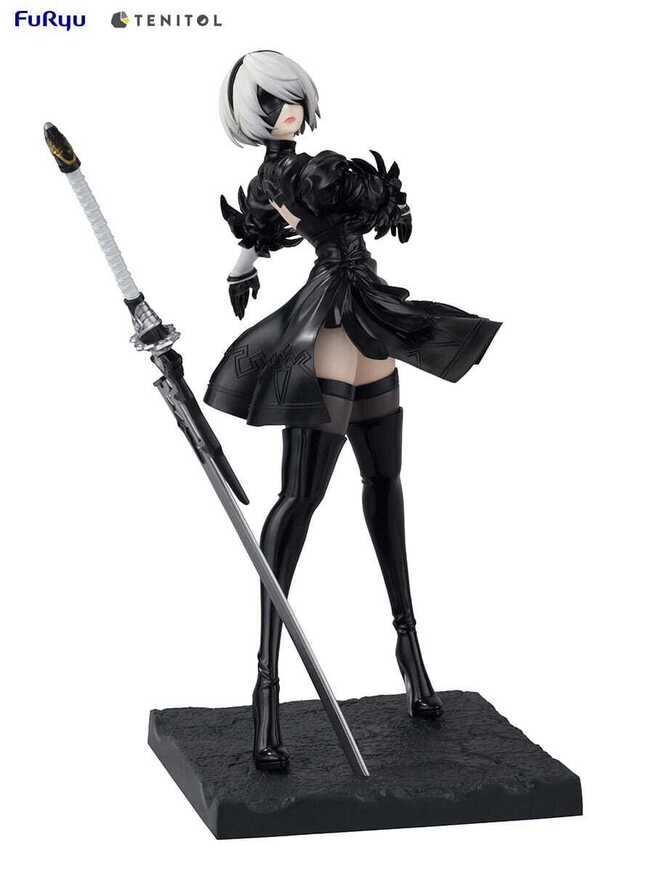 NieR:Automata Tenitol PVC Statue 2B Ver1.1a 22 cm - FRYU40700