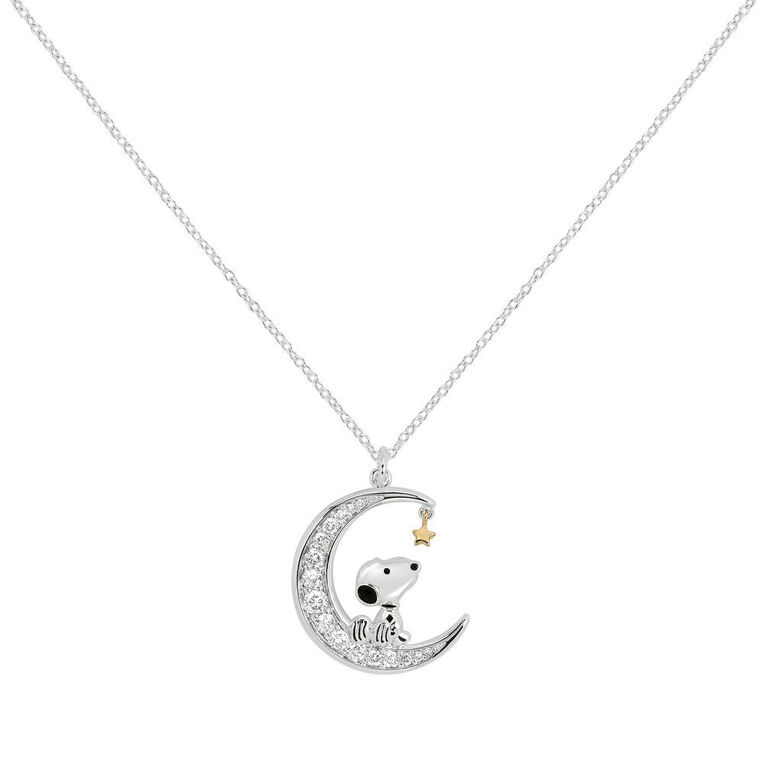Peanuts Snoopy Moon Necklace - NF00742TZWL