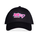 Hatsune Miku Curved Bill Cap Logo (black) - BA212447HMK