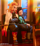 Demon Slayer Kimetsu no Yaiba Tanjiro Kamado & Kyojuro Rengoku Locus Ichibansho Figure 15cm - BAN67088