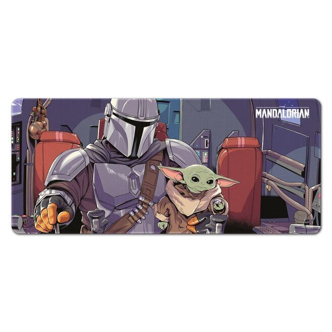 Star Wars Mandalorian & Child gaming Desk Mat - NCW25050