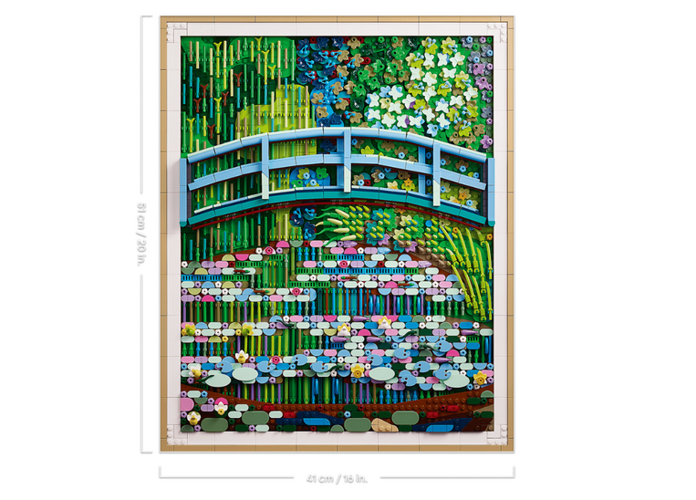 LEGO Claude Monet Bridge Over A Pond Of Water Lilies - 31220