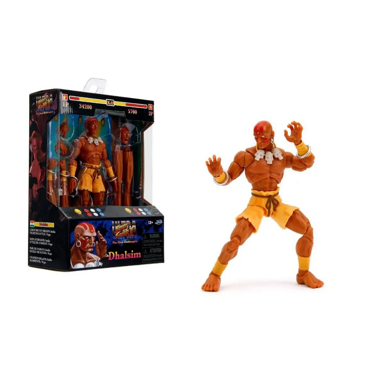 Ultra Street Fighter Ii: The Final Challengers Action Figure Dhalsim 15cm - 253252031