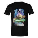 Star Wars Yoda Poster Black T-Shirt - TS2140STW- M