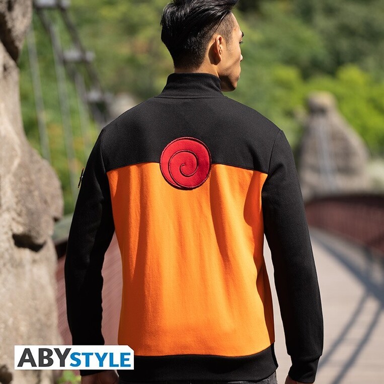 Naruto Shippuden Jacket Replica Naruto Men orange/black - ABYROL023- S
