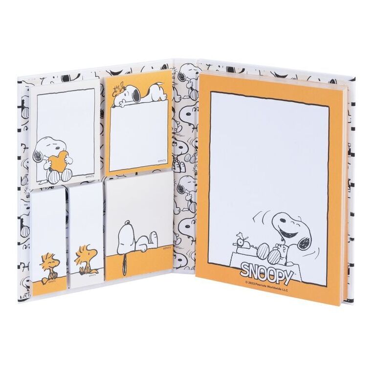Snoopy Lazy Days Sticky Notes Notebook - BNA005
