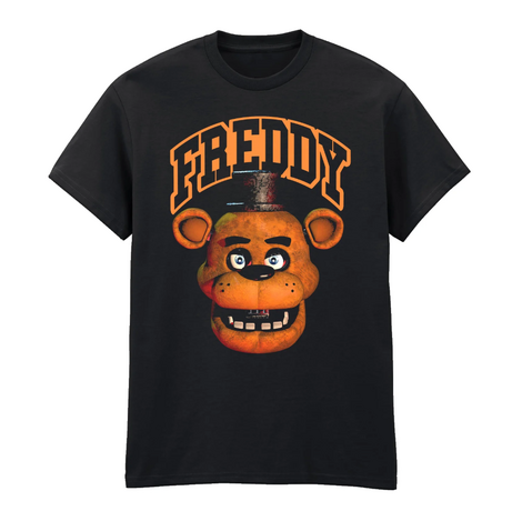Five Nights At Freddy's 'Freddy' (Black) T-Shirt - FNF07371TSB