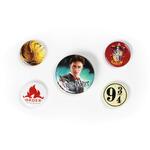 Harry Potter Gryffindor Badge Pack Set (Pack Of 5) - BP80486