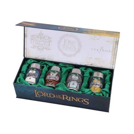 Lord of the Rings Shotglass 4-Pack Hobbits - NEMN-B5892V2