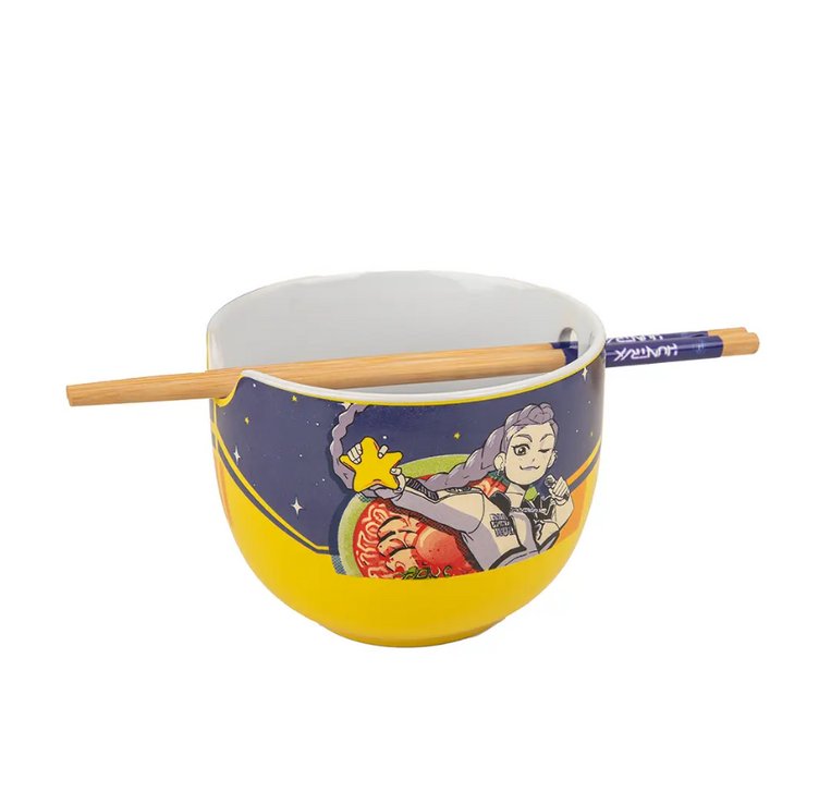 Kpop Demon Hunters Ramen Bowl with Chopsticks Rumi Superstar Flavor - CR4420