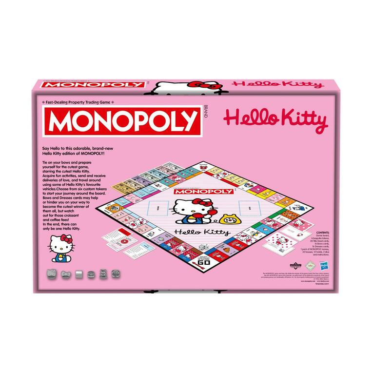 Monopoly Hello Kitty Board Game (English Language) - WM04863