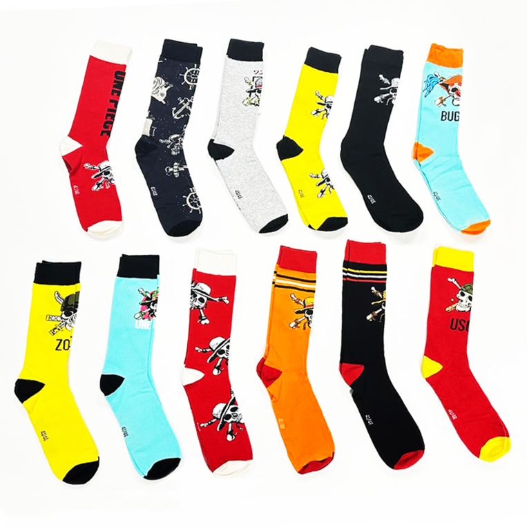 One Piece Gift box 12 pairs of One Piece socks size - NW1297