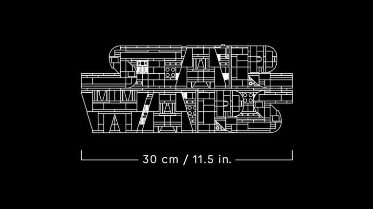 LEGO Star Wars Brick-Built Star Wars Logo - 75407