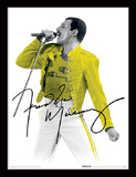 Freddie Mercury (Yellow Jacket) Wooden Framed 30 x 40cm Print - FP12821P