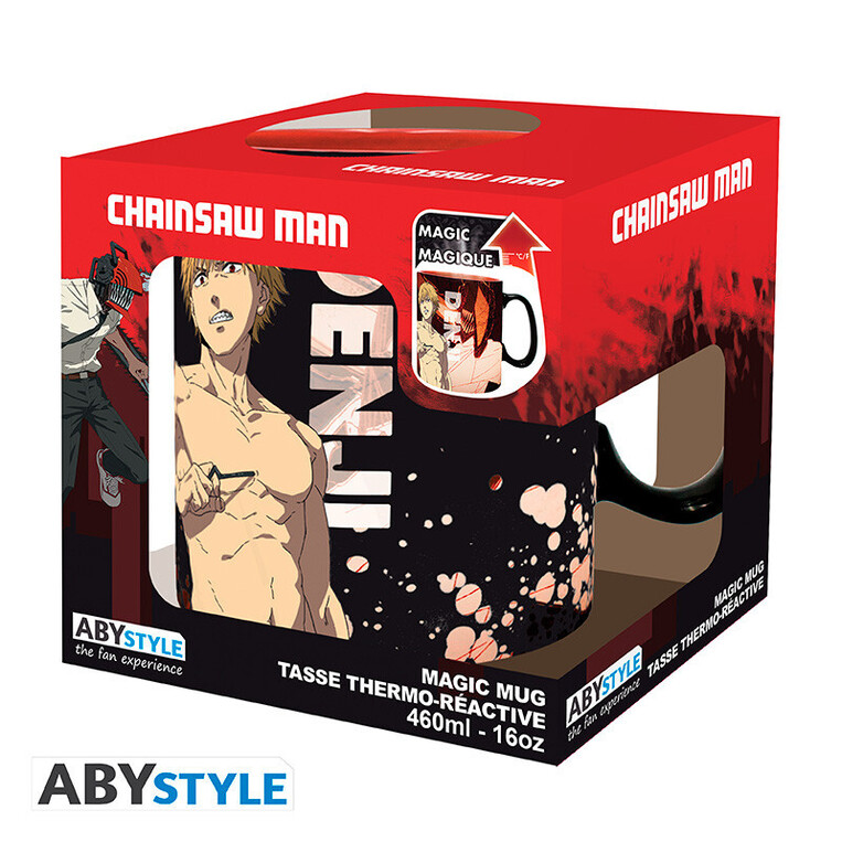 Chainsaw Man Mug Heat Change 460ml Denji & Aki - ABYMUGA602 