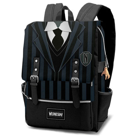 Wednesday Uniform Backpack 40cm (black) - KMN06009