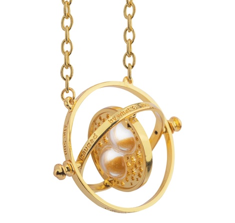 Harry Potter Gold Plated Time Turner Necklace - CR3007