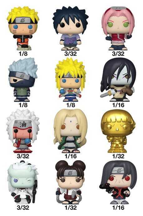 Funko Bitty Pop! Singles: Naruto Shippuden (Blind  Bag/Random) Vinyl Figure