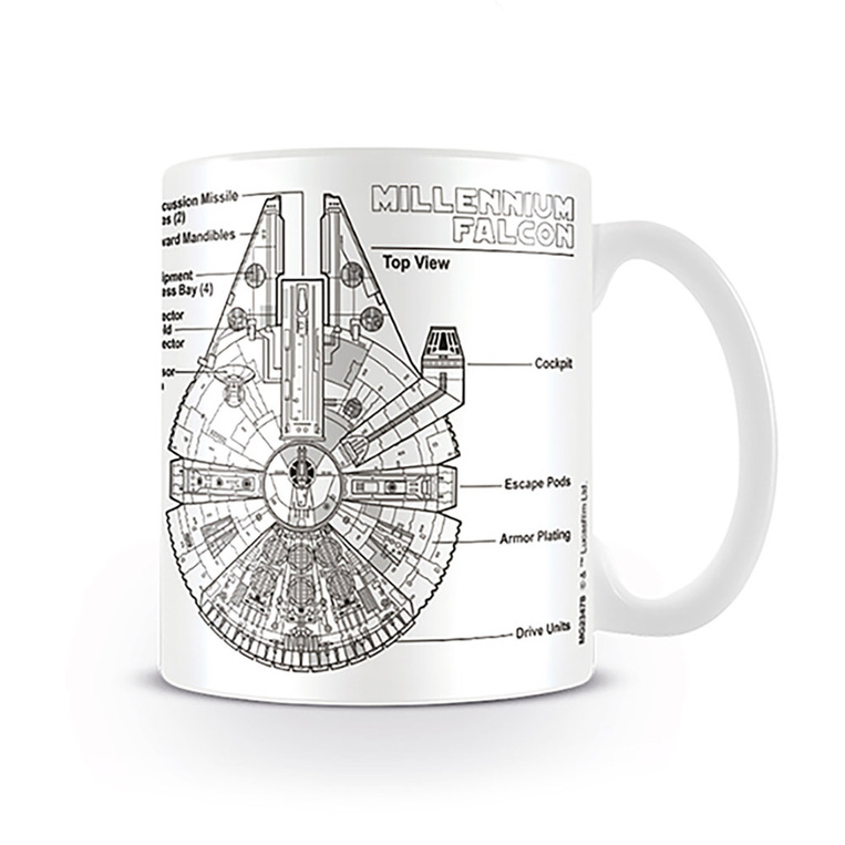 Star Wars (Millenium Falcon Sketch) - MG23478C