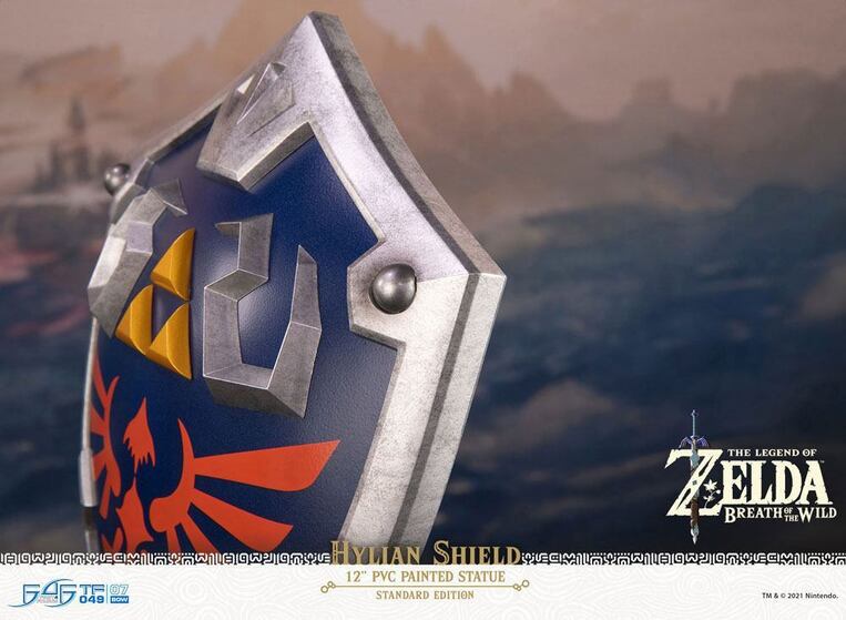 The Legend of Zelda Breath of the Wild PVC Statue Hylian Shield Standard Edition 29 cm - F4FBOTWHS