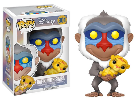 Funko POP! The Lion King - Rafiki with Simba #301 Figure