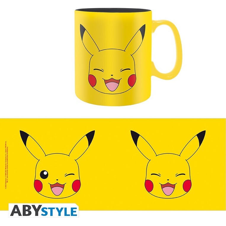 Pokemon Mug 460 ml Pikachu Face - ABYMUGA564