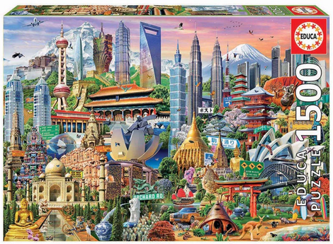 Educa Puzzle Asia Landmarks 1500 pieces - 017.979