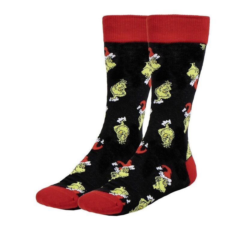 Grinch Pack 3 Adult Socks - CRD2900002513- 38-45