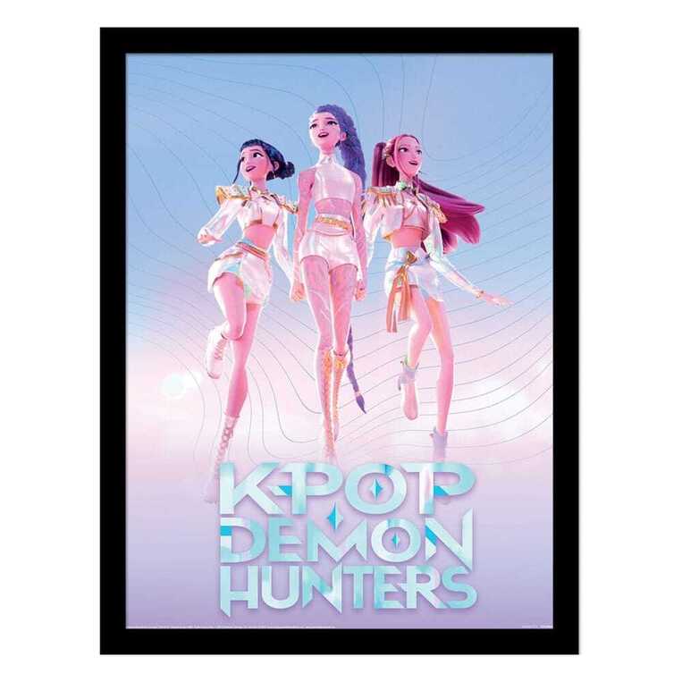 KPop Demon Hunters Collector Print Framed Poster Trio - FP2510434