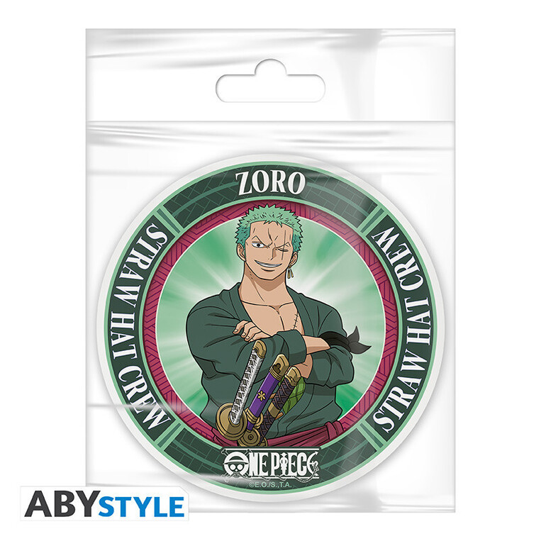 One Piece Ceramic Coasters "Roronoa Zoro" - ABYCOS036