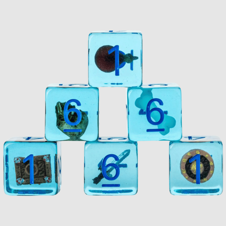Dungeons & Dragons - Gelatinous Cube 6 Dice Set - FNRL10967