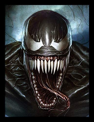 Marvel Comics Venom-Sinister Smile Wooden Framed 30 x 40cm Prin - FP12296P