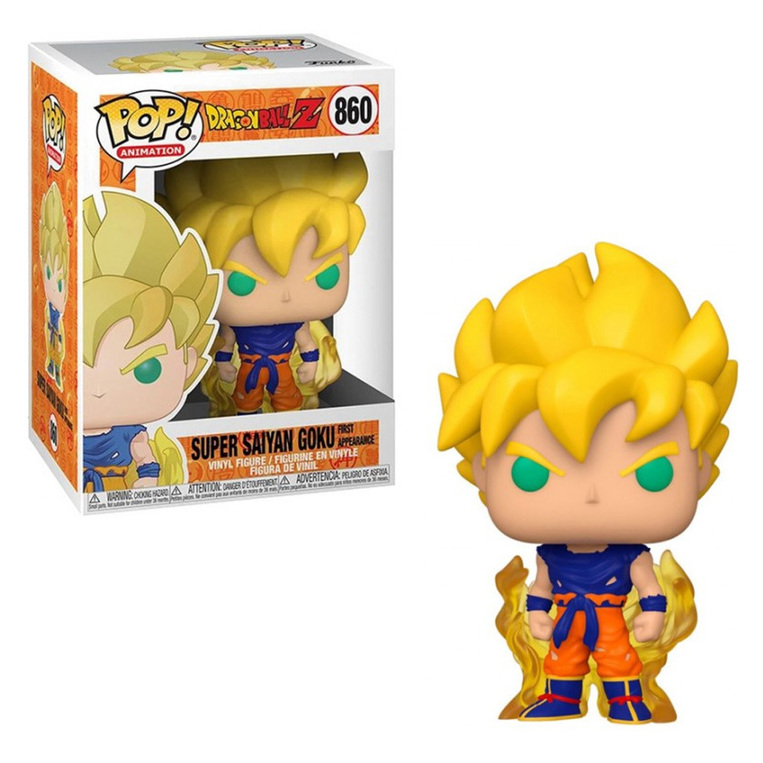 Funko Pop! Animation Dragon Ball Z S8 Super Saiyan Goku First Appearance #860